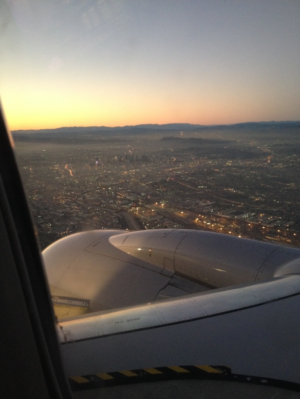 Approaching LAX, December 2014.