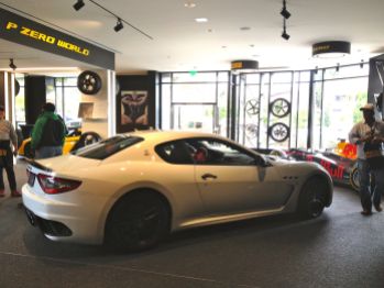 Beautiful Maserati on display at Pirelli P Zero World